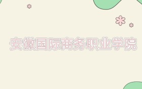 安徽国际商务职业学院近三年录取分数线及位次（2023-2025年）