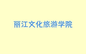 丽江文化旅游学院天津招生计划人数及专业代码：含本科批B段（2026参考）
