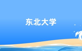 东北大学物联网工程专业2025年录取分数线及最低位次汇总