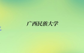 广西民族大学录取分数线:2026年全国各省完整投档数据