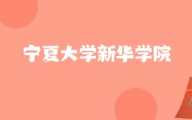 贵州高考多少分能上宁夏大学新华学院？附2024年最低录取分数线