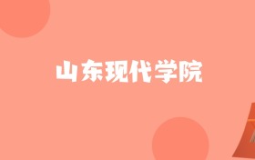 新疆高考多少分能上山东现代学院？附2022-2024年最低录取分数线